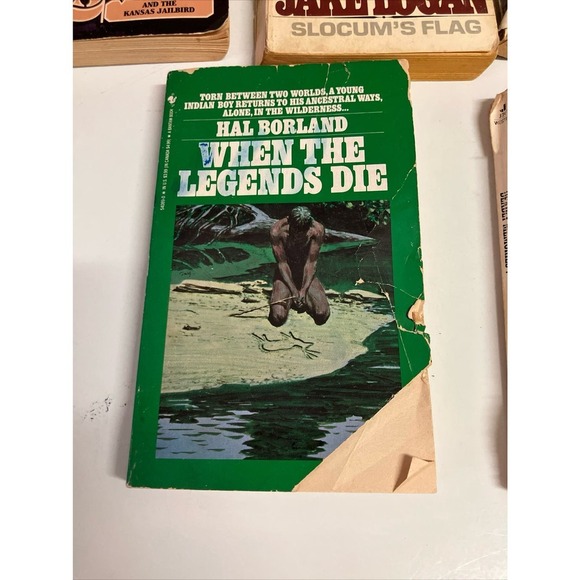 Western Vintage Book Lot of 7 70s 80s  Multiple Authors Slocum Gunsmith Borland - Picture 3 of 15